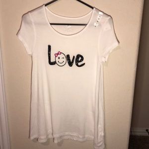 White love dress shirt